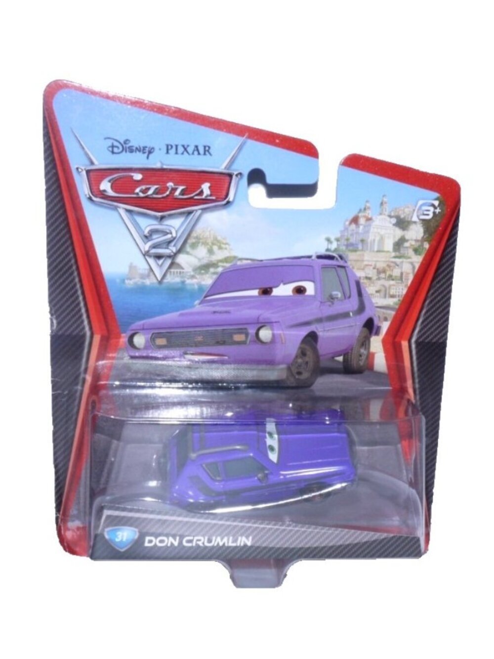 Disney Pixar Cars 2 Don Crumlin 31 Mattel 2011 New, Package Damaged